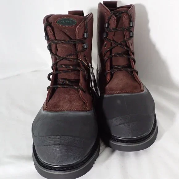 HYTEST Men's 11W work boots NWT/Steel toe/6 WPF shell/K13772/Brown lace up.